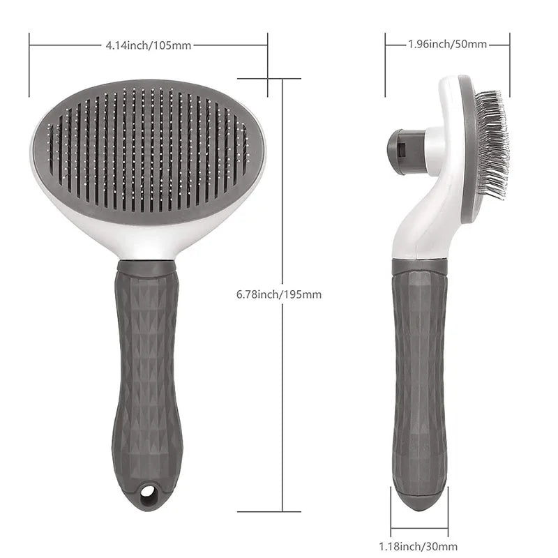 Pet grooming brush dimensions